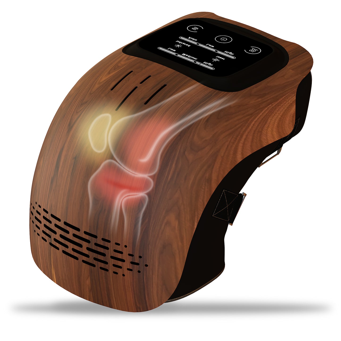 DV Essentials Heated Knee Massager — Infrared Vibration Therapy with Rechargeable Design