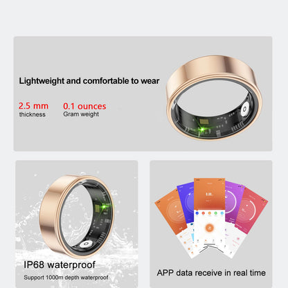 DV Essentials Smart Health Ring — Fitness, Sleep & Heart Rate Tracker with IP68 Waterproof