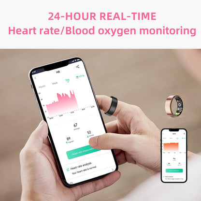 DV Essentials Smart Health Ring — Fitness, Sleep & Heart Rate Tracker with IP68 Waterproof