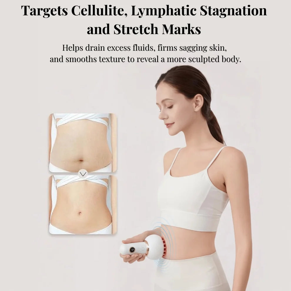 Lymphatic Renewal Massager — Heated Drainage Therapy for Legs, Abdomen & Arms