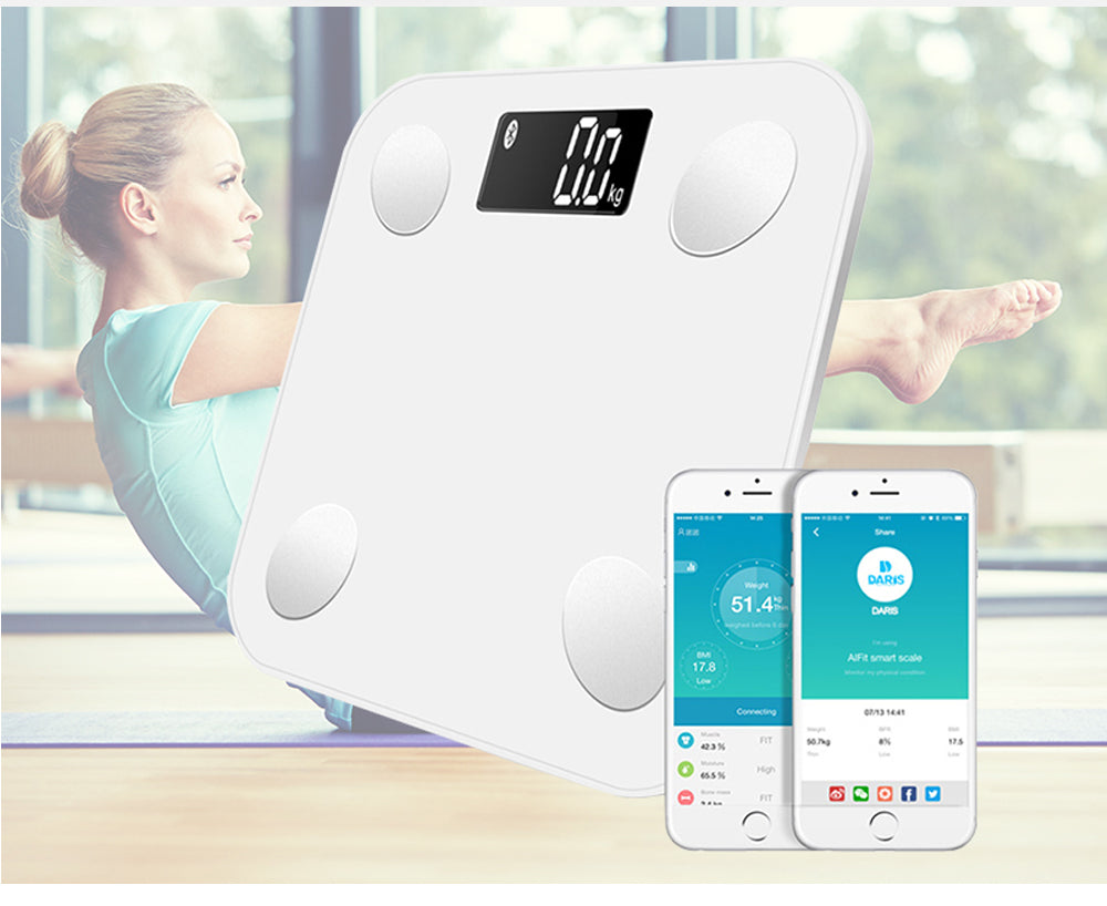 Smart Body Composition Scale — 13-Metric Health Analysis