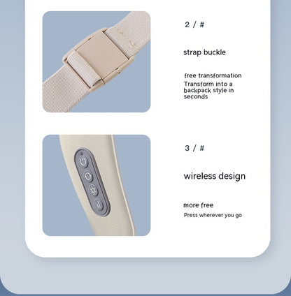 DV Essentials Cervical Relief Neck & Shoulder Massager — Heated Kneading Trapezius Therapy