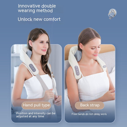 DV Essentials Cervical Relief Neck & Shoulder Massager — Heated Kneading Trapezius Therapy