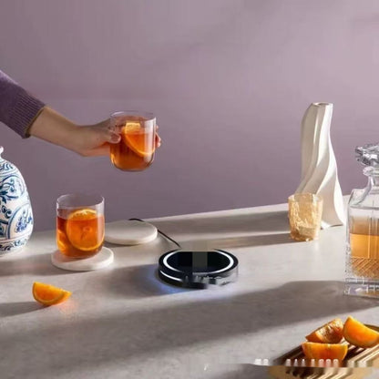 Smart Wine Cup Coaster With Adjustable Color