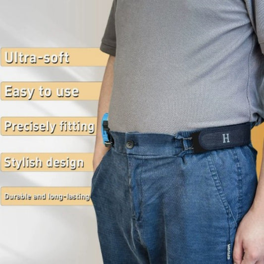 DV Essentials No-Buckle Adjustable Belt — Invisible Hook Stretch Belt for Everyday Comfort