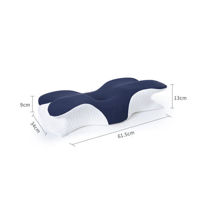 DV Essentials Memory Foam Travel Neck Pillow — Slow Rebound Cervical Support