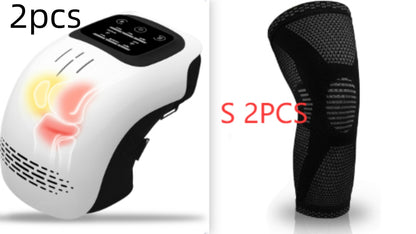 DV Essentials Heated Knee Massager — Infrared Vibration Therapy with Rechargeable Design