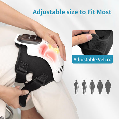 DV Essentials Heated Knee Massager — Infrared Vibration Therapy with Rechargeable Design