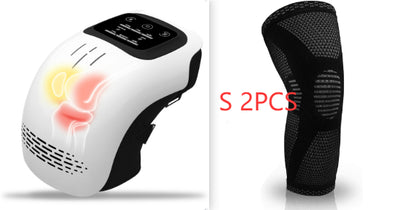 DV Essentials Heated Knee Massager — Infrared Vibration Therapy with Rechargeable Design