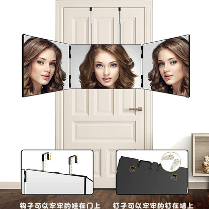 DV Essentials Tri-Fold Vanity DV Essentials Tri-Fold Vanity Mirror — Retractable Wall-Mounted with Adjustable Angles| Wall-Mounted