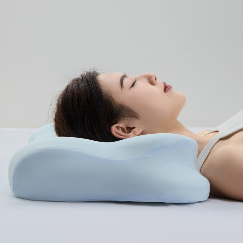 DV Essentials Zero-Pressure Ergonomic Memory Foam Pillow — Cervical Neck Support for Deep Sleep