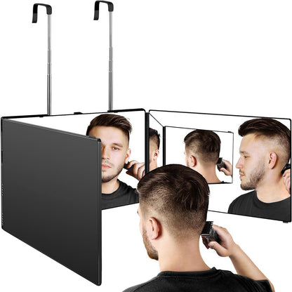 DV Essentials Tri-Fold Vanity DV Essentials Tri-Fold Vanity Mirror — Retractable Wall-Mounted with Adjustable Angles| Wall-Mounted
