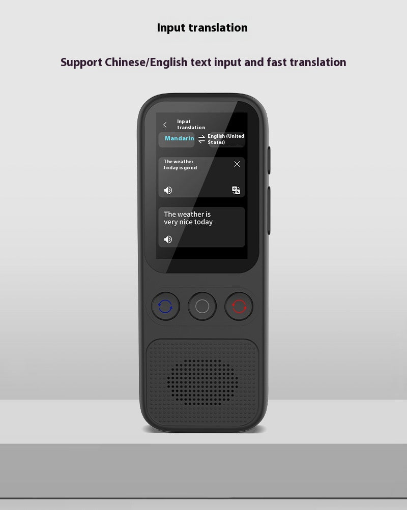 DV Essentials Pocket AI Translator — Multi-Language Offline & Real-Time Voice Translation Device
