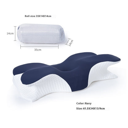 DV Essentials Memory Foam Travel Neck Pillow — Slow Rebound Cervical Support