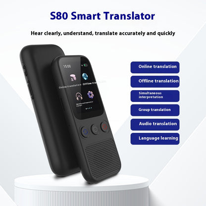 DV Essentials Pocket AI Translator — Multi-Language Offline & Real-Time Voice Translation Device