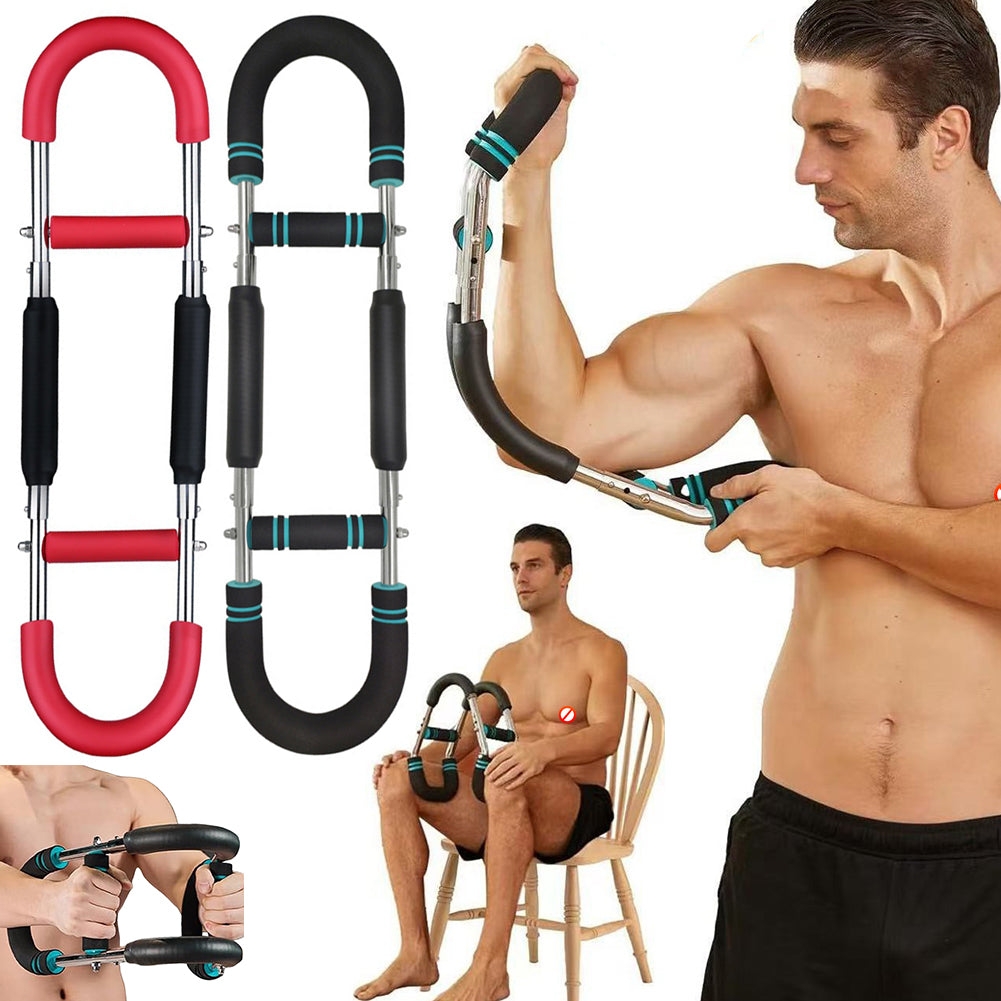 DV Essentials Adjustable Arm & Chest Trainer — Multi-Function U-Shaped Resistance Exerciser