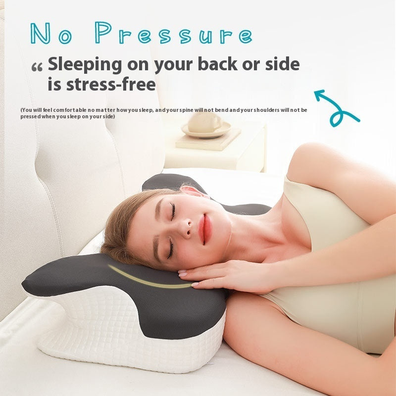 DV Essentials Memory Foam Travel Neck Pillow — Slow Rebound Cervical Support