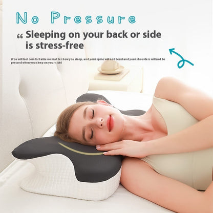 DV Essentials Memory Foam Travel Neck Pillow — Slow Rebound Cervical Support