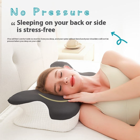 DV Essentials Memory Foam Travel Neck Pillow — Slow Rebound Cervical Support