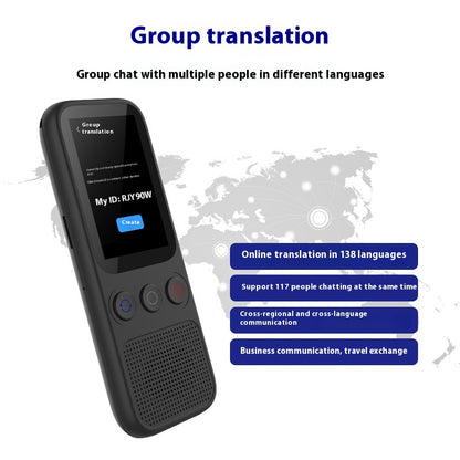 DV Essentials Pocket AI Translator — Multi-Language Offline & Real-Time Voice Translation Device